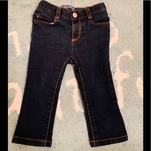 Dark Denim Toddler skinny jeans